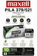 PILA BOTON MAXELL 379 SR521SW