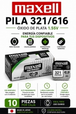 PILA BOTON MAXELL 321 SR616SW