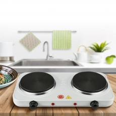 COCINA EL�CTRICA PORT�TIL DE DOS FUEGO  2000W