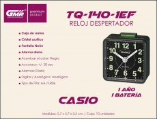 DESPERTADOR CASIO  TQ140