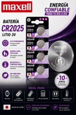 PILA BOTON MAXELL CR2025 B5