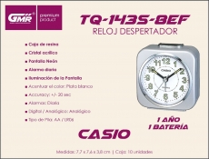 DESPERTADOR CASIO TQ143