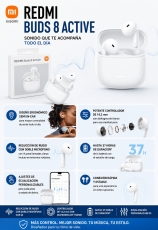AURICULAR REDMI BUDS 8 LITE  BLANCO