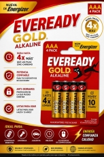 PILA EVEREADY AAA LR03 B4