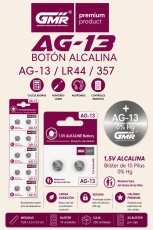PILA BOTON GMR AG13/LR44/357 B10