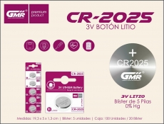 PILA BOTON GMR CR2025