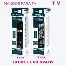 KITS MANDOS PARA TV MD-7712/7713 10 UDS  + 1 UD GRATIS