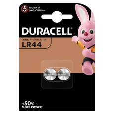 PILA DURACELL  BOTON ALCALINA LR44 1,5V B2