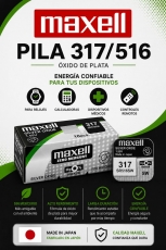 PILA BOTON MAXELL 317SR516SW