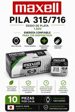PILA BOTON MAXELL 315 SR716SW