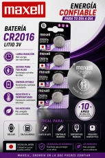 PILA BOTON MAXELL CR2016 B5