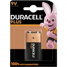 PILA DURACELL PLUS POWER ALCALINA 9V 6LR61