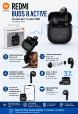 AURICULAR REDMI BUDS 8 LITE  NEGRO