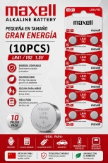 PILA BOTON MAXELL LR41/192